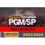 RPGE - Sprint Discursiva PGM-SP - Sem Correção (Revisão PGE 2024)